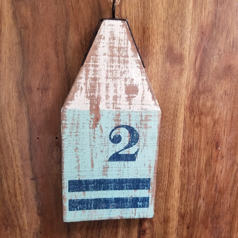 Young's #2 wooden bouy wall decor
